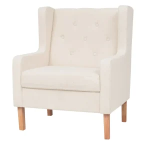 vidaXL Fauteuil stof grijs