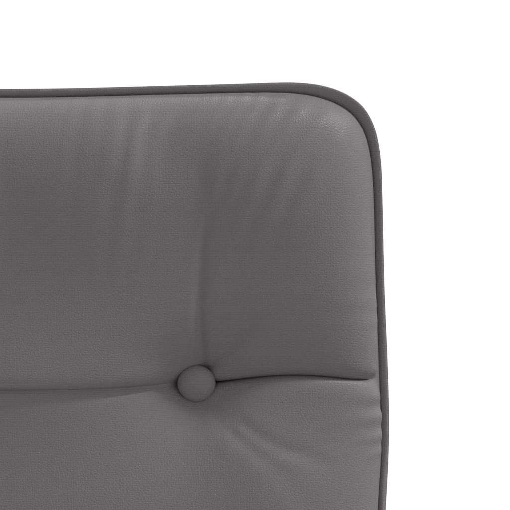 vidaXL Eetkamerstoelen 2 st kunstleer grijs - Afbeelding 9