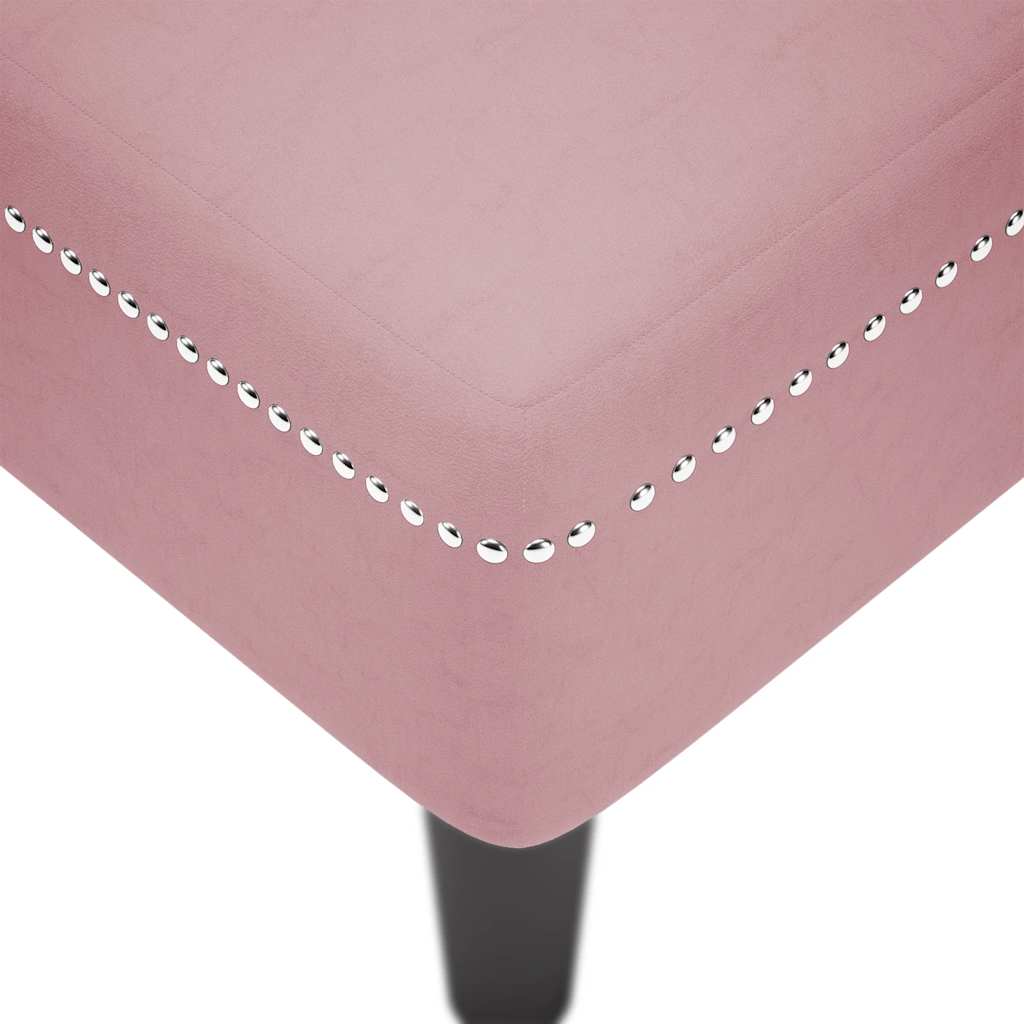 vidaXL Chaise longue met kussen en rechterarmleuning fluweel geel - Afbeelding 8