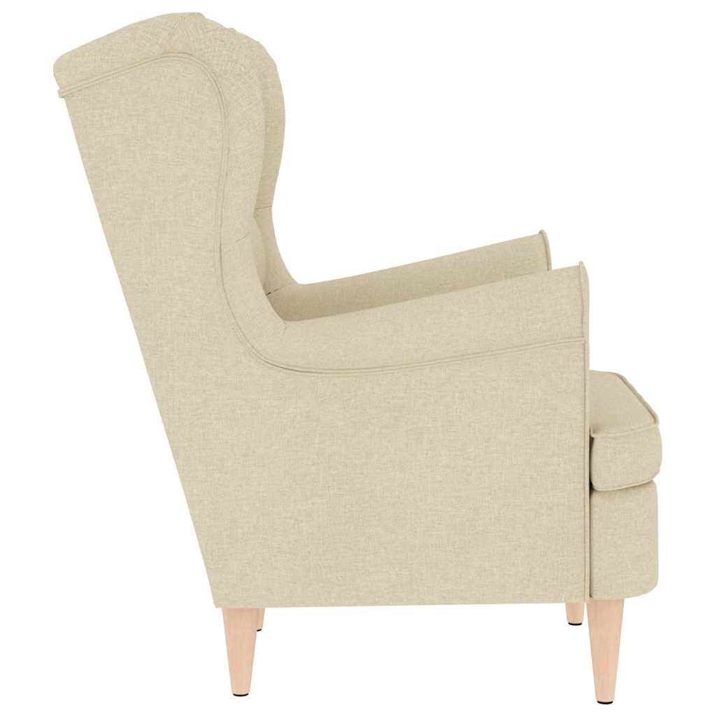 vidaXL Fauteuil 74x84x100 cm stof zwart - Afbeelding 6