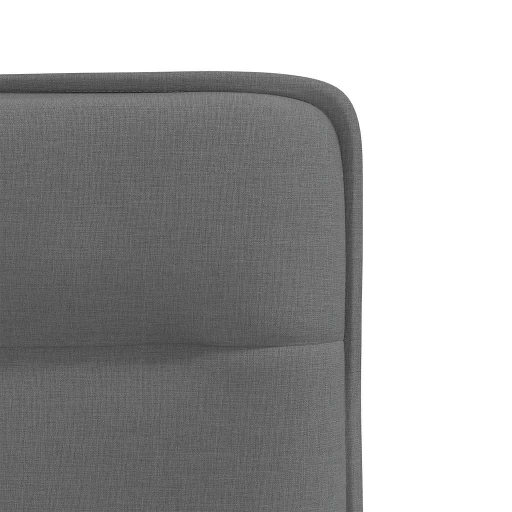 vidaXL Eetkamerstoelen 6 st stof donkergrijs - Afbeelding 8