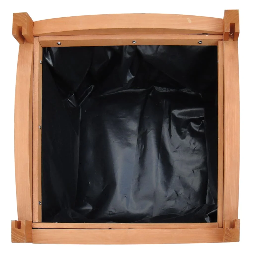 vidaXL Plantenbakken verhoogd 2 st 30x30x30 cm massief vurenhout - Afbeelding 5