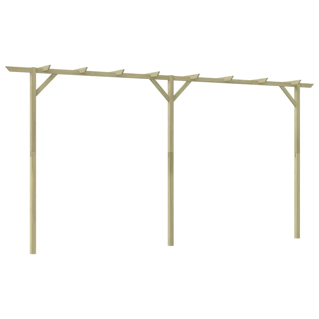 vidaXL Pergola 410x40x203 cm hout - Afbeelding 2