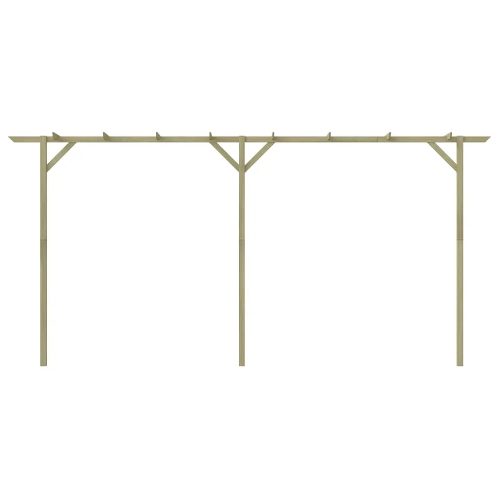 vidaXL Pergola 410x40x203 cm hout - Afbeelding 3