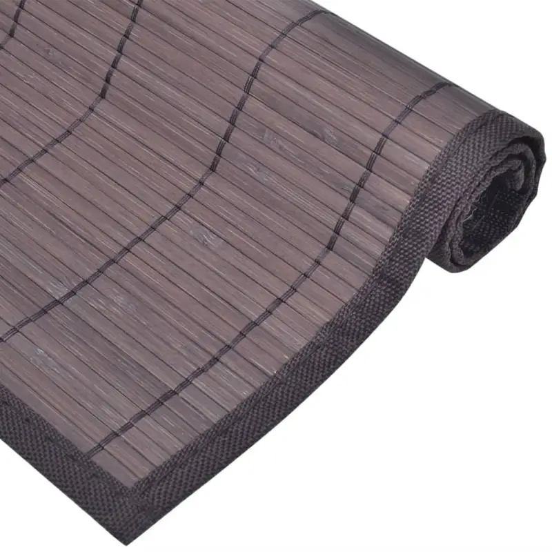 Bamboe placemats handgemaakt met levering bevat voor een natuurlijke tafelstijl - Afbeelding 5