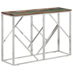 Bijzettafel met massief gerecycled hout voor stijlvolle woonruimte