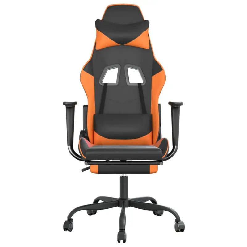 Comfortabele gamingstoel met duurzaam kunstleer en vlekbestendige afwerking - Afbeelding 4