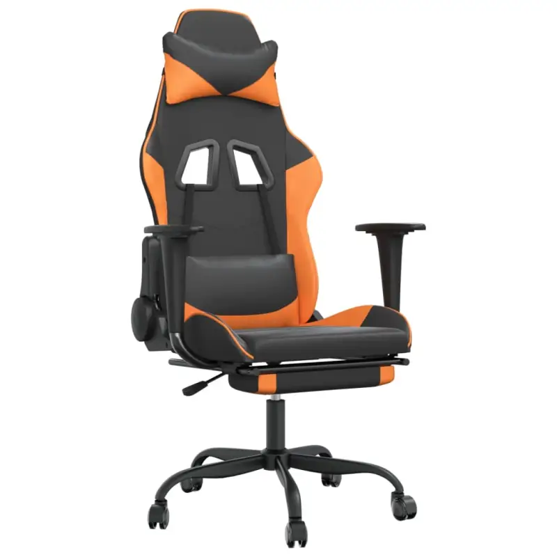 Comfortabele gamingstoel met duurzaam kunstleer en vlekbestendige afwerking - Afbeelding 3