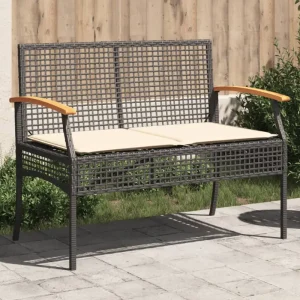 Comfortabele tuinstoelen van poly rattan met wasbare hoes