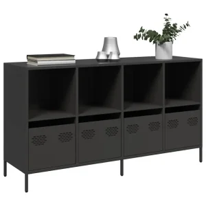 Dressoir met stevig tafelblad van koudgewalst staal