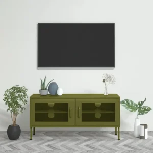 Eenvoudig Tv-meubel met stalen constructie voor je woonkamer