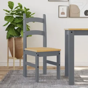 Eetkamerstoelen van massief grenenhout eenvoudig schoon en tijdloos