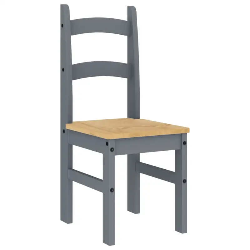 Eetkamerstoelen van massief grenenhout eenvoudig schoon en tijdloos - Afbeelding 6
