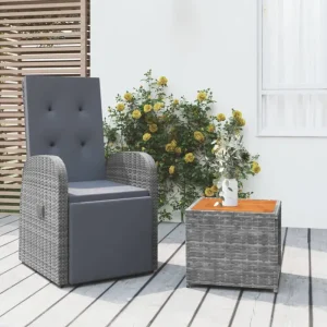 Elegante tuinset met poly rattan en materiaal vulling voor optimaal comfort