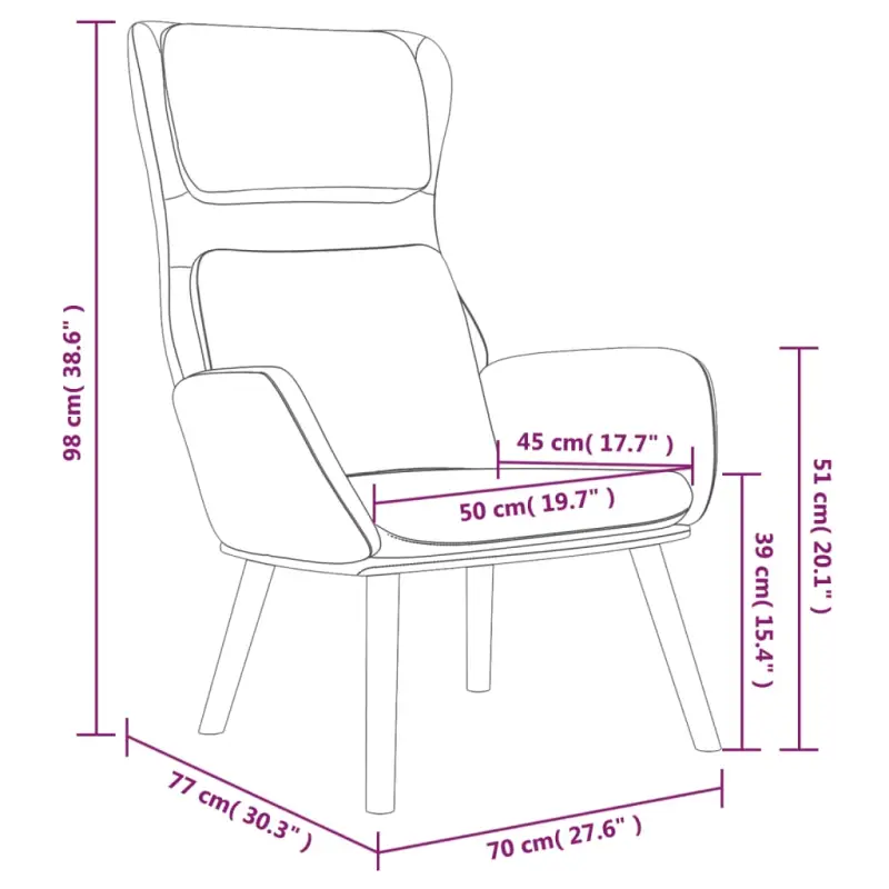 Fauteuil met optimaal zitcomfort en massief rubberwood poten - Afbeelding 9