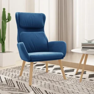 Fauteuil met optimaal zitcomfort en massief rubberwood poten