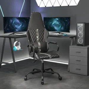 Gamingstoel met duurzaam kunstleer voor extra comfort