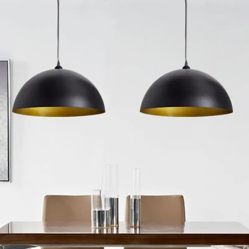 Hoogte verstelbare halfronde plafondlamp voor thuis en commercieel gebruik - Afbeelding 2