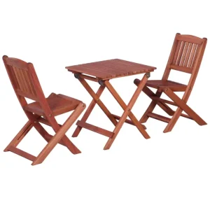 Houten bistroset voor kinderen van massief eucalyptushout levering bevat