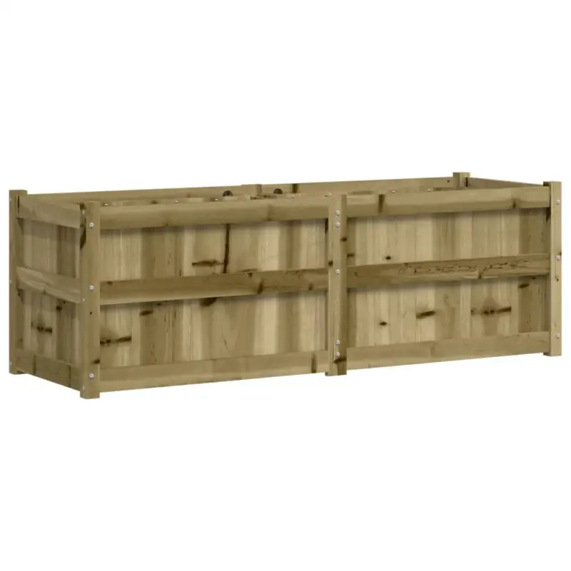 Houten plantenbak van geïmpregneerd grenenhout voor tuin en terras - Afbeelding 8