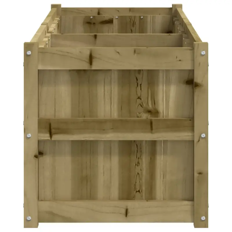 Houten plantenbak van geïmpregneerd grenenhout voor tuin en terras - Afbeelding 7