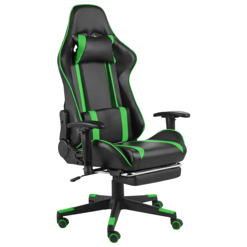 Luxe gamingstoel met uittrekbare voetensteun voor optimaal comfort