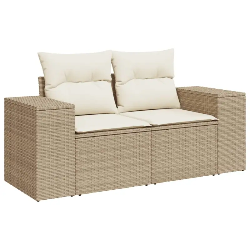 Modulaire tuinbanken met beige materiaal en gepoedercoat staal afmetingen - Afbeelding 4