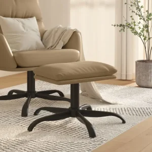 Poefs met metalen poten voor een modern en duurzaam interieur