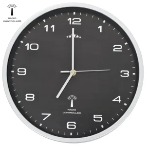 Radiogestuurde Wandklok met automatische tijdsaanpassing