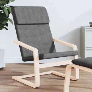 Relaxstoel met massief berkenhout en duurzame stof voor ultiem comfort