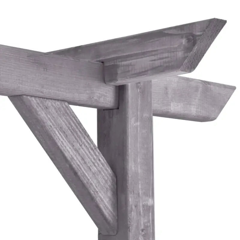 Stijlvolle houten pergola van geïmpregneerd grenenhout voor tuin en terras - Afbeelding 4