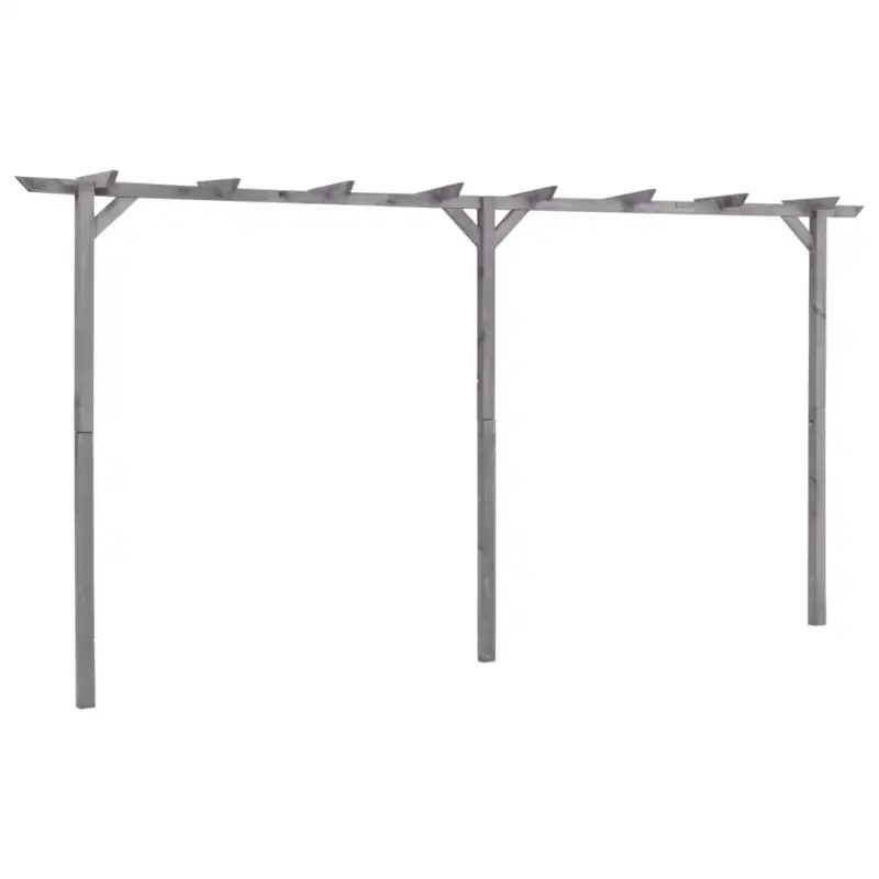 Stijlvolle houten pergola van geïmpregneerd grenenhout voor tuin en terras - Afbeelding 8