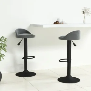 Trendy barkrukken met fluwelen bekleding en modern design